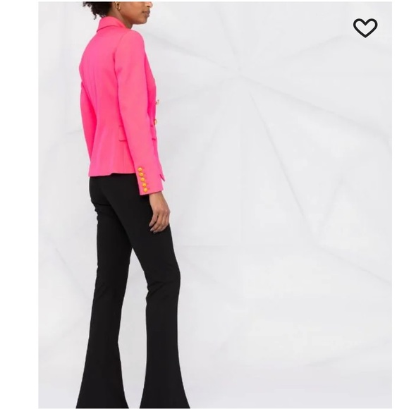 Balmain
double-breasted logo-embossed blazer - Picture 5 of 6